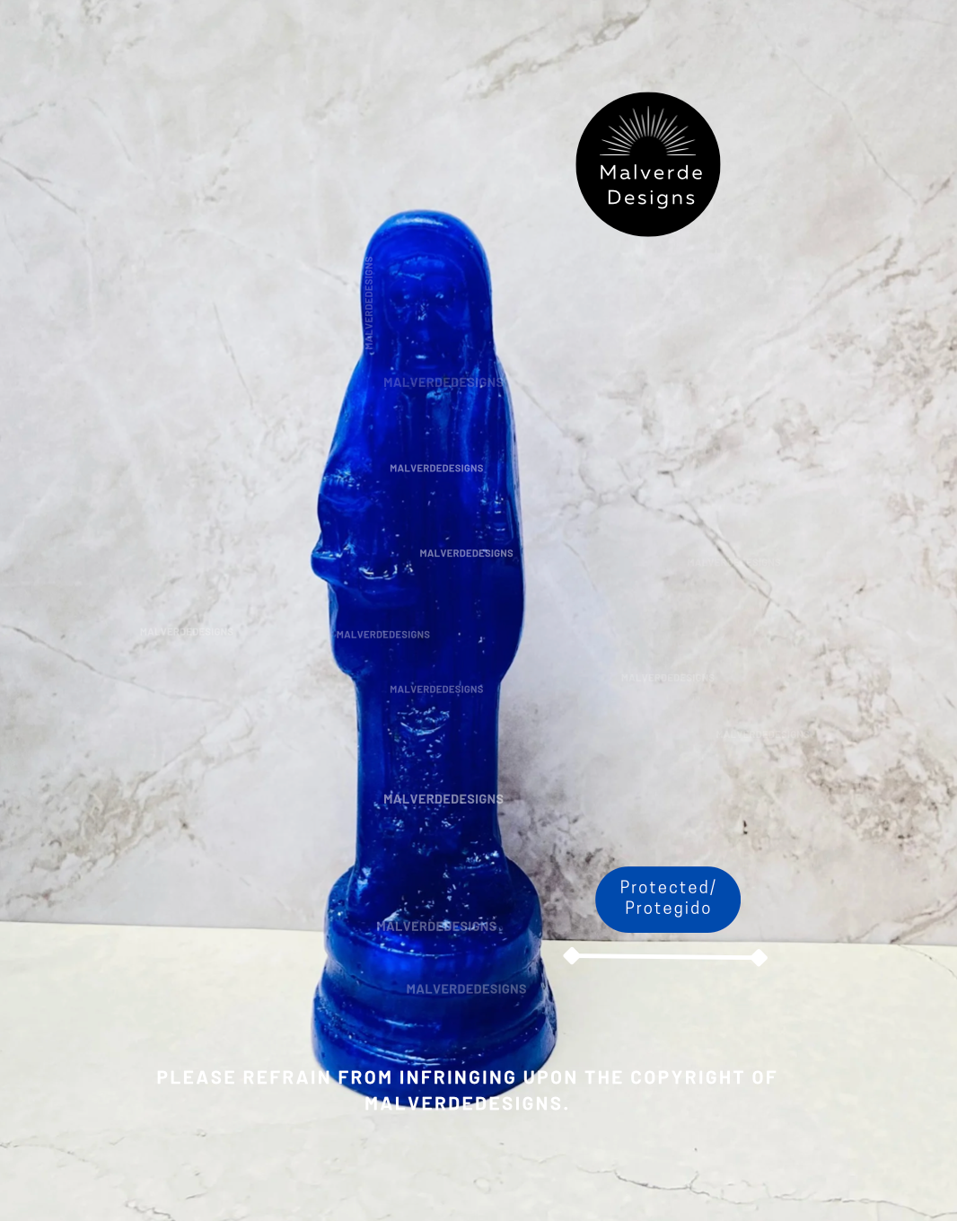 Statue de protection Sainte Mort 5 pouces, Estatua de la Santa Muerte 5" pulgadas, Estatua de protección