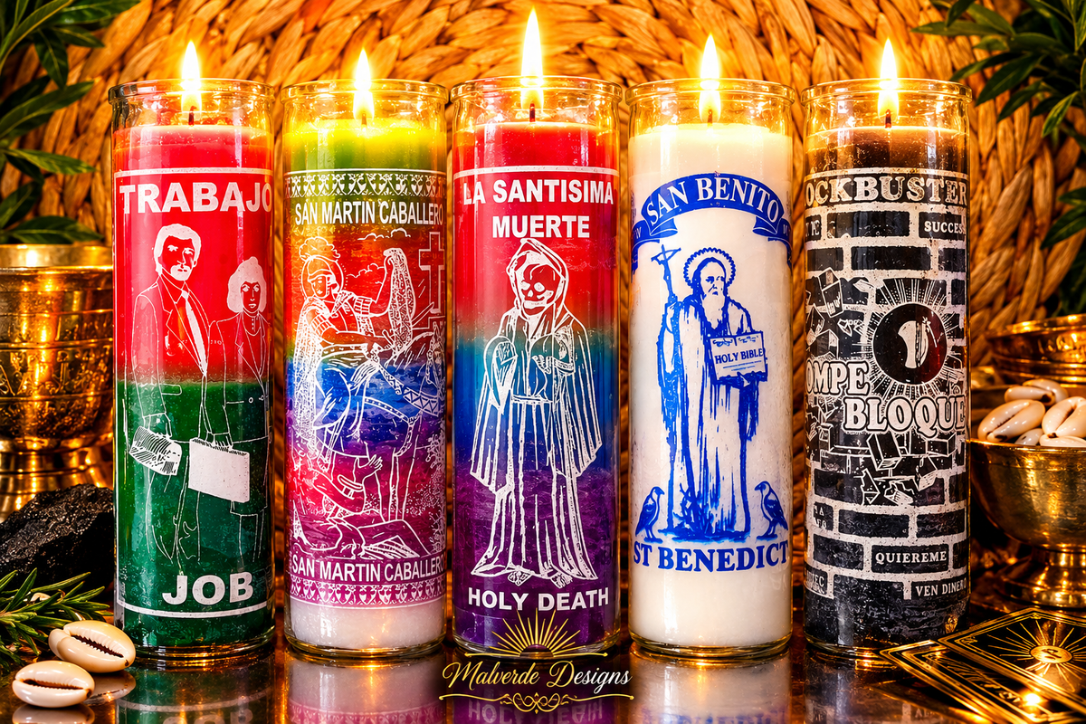 Glass Candle/Velas De Vidrio