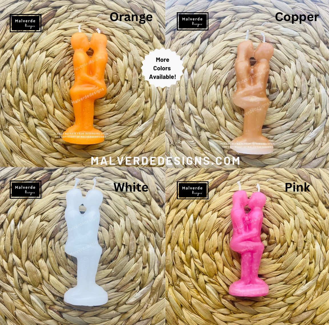 Love Candles, Figure Candles, Love ritual candles, Vela Del Amor, Velas De Figura