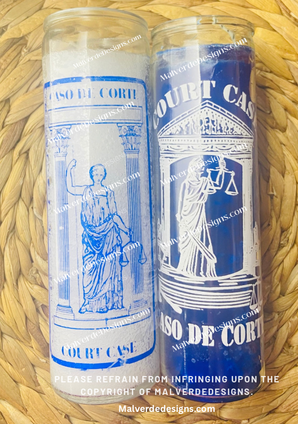 Court Glass Candles, Velas De Corte