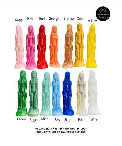 Velas con Figura de Mujer, Velas de Figura, Rituales, Velas de Figuras Mujer, Velas de Figura