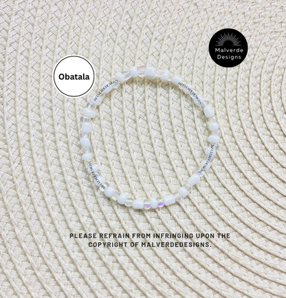 Orisha Adjustable Bracelets, Elegua, Ogun, Obatala, Oshun, Yemaya, Chango, Orula