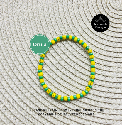 Orisha Adjustable Bracelets, Elegua, Ogun, Obatala, Oshun, Yemaya, Chango, Orula