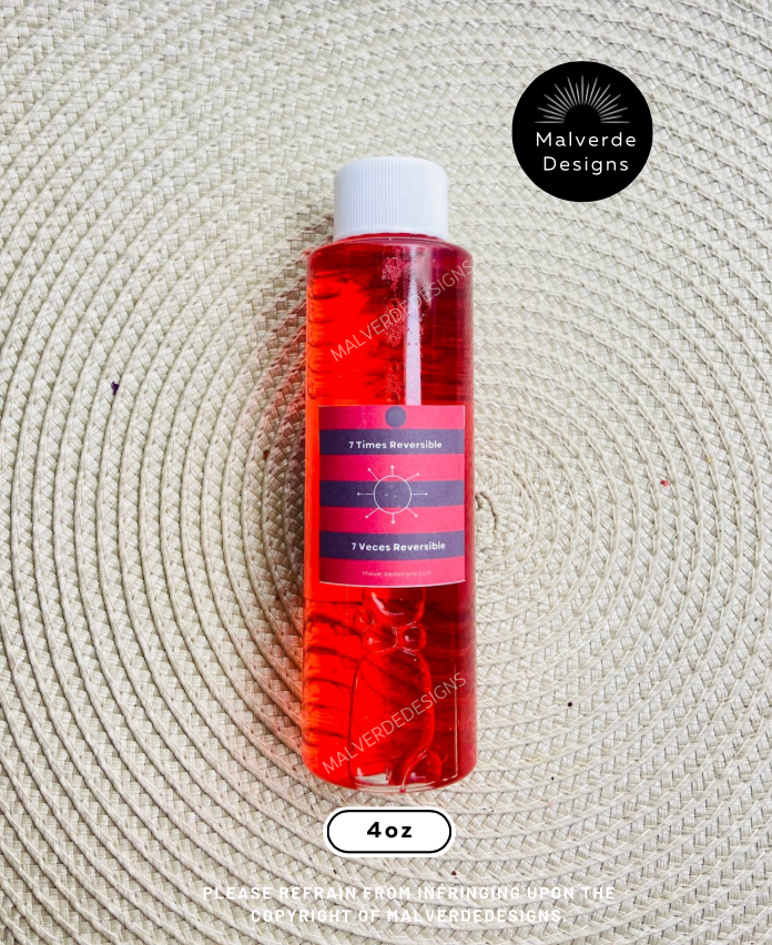 Seven Times Reversible Bath, Cleansing and Protection Bath, Siete Veces Reversible Bano, Bano de Limpia y Proteccion