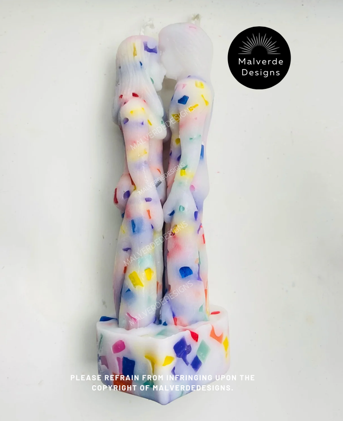 Cleansing Aure Couple's Candle, Vela de Pareja Aura De Limpia