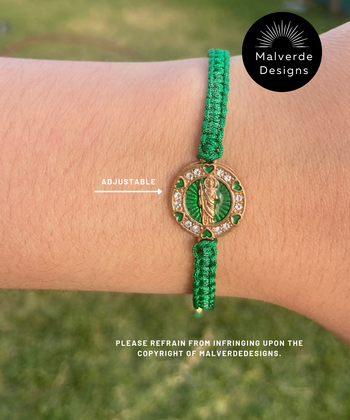 Saint Jude/ St.Jude Protection Bracelet, San Judas Bracelet, Pulsera de proteccion de San Judas