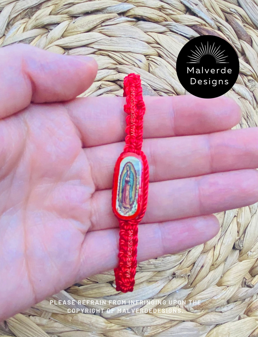 Our Lady of Gudalupe Protection Bracelet, Virgen Mary Bracelet, Pulsera de proteccion Guadalupe