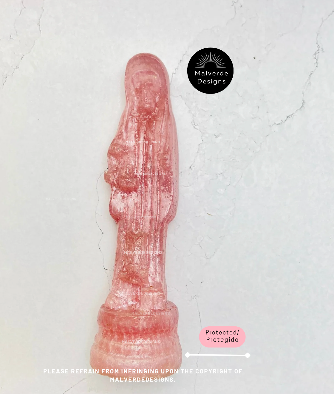 Holy Death protection Statue 5" inches, Estatua de la Santa Muerte de protección de 5 pulgadas