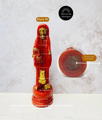 Statue de protection Sainte Mort 5 pouces, Estatua de la Santa Muerte 5" pulgadas, Estatua de protección