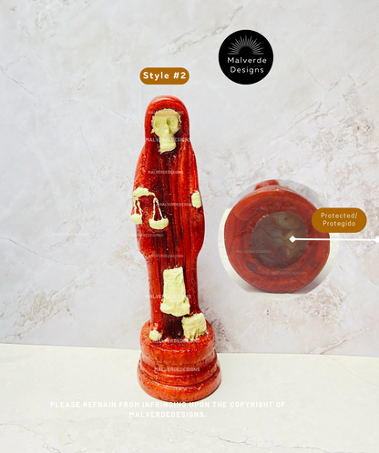 Statue de protection Sainte Mort 5 pouces, Estatua de la Santa Muerte 5" pulgadas, Estatua de protección