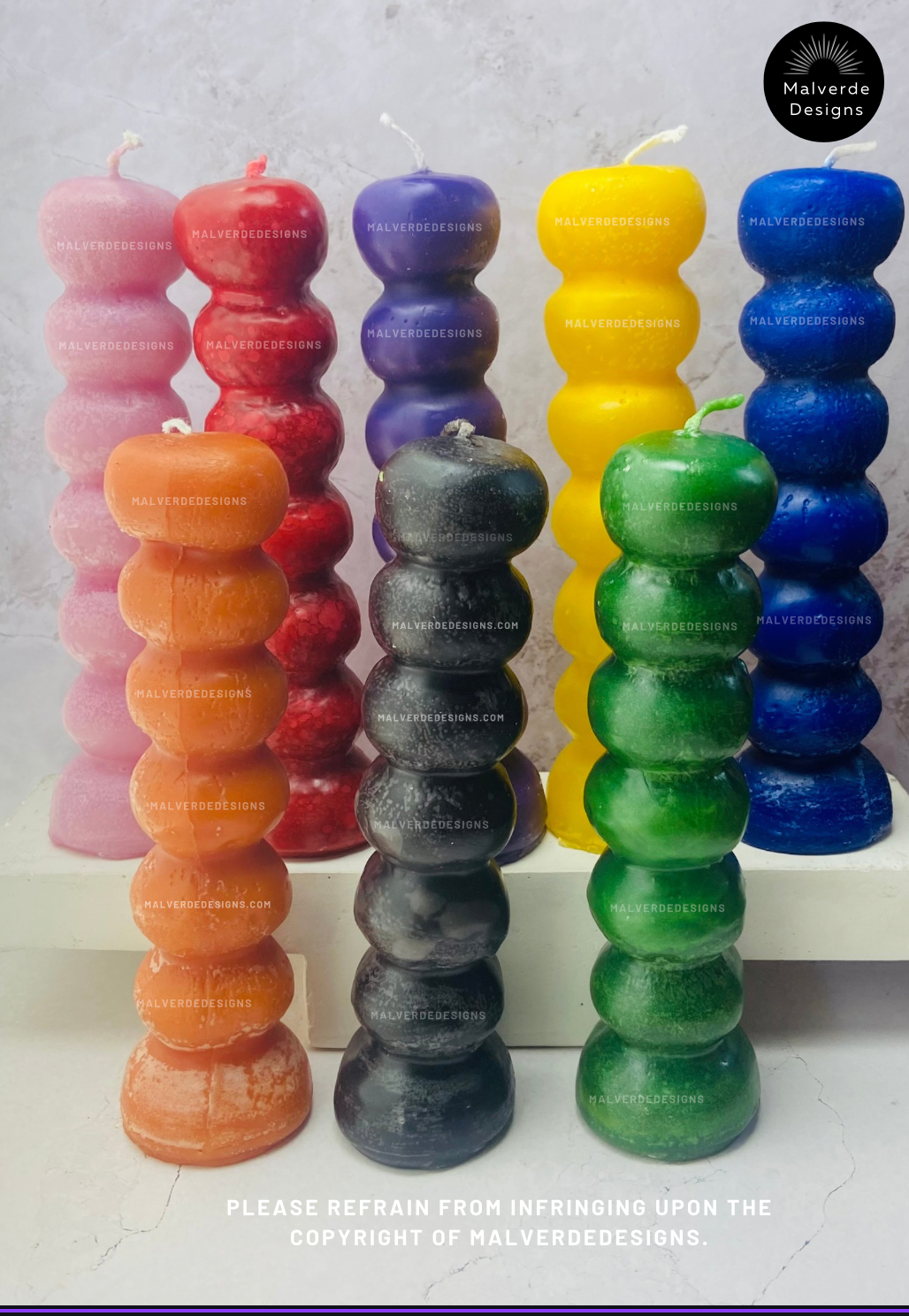 Seven Knob Candle, 7 Knots candle,Success and Abundance, Fortune and Luck candle, Vela de siete nudos, Vela de 7 nudos, Éxito y abundancia, Vela de fortuna y suerte