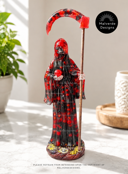 Statue de protection Sainte Mort 5 pouces, Estatua de la Santa Muerte 5" pulgadas, Estatua de protección